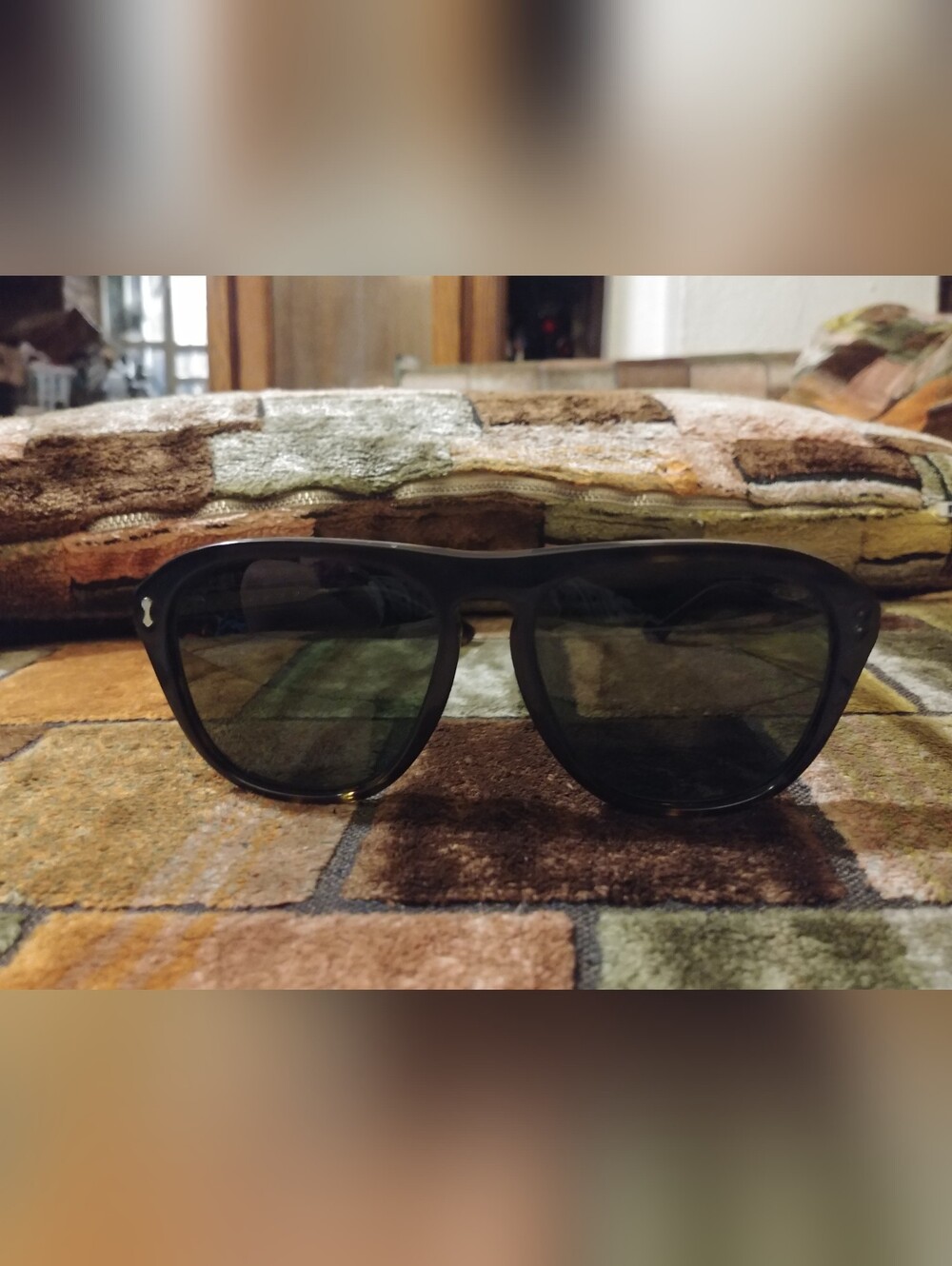 Gucci Black Wayfarer-Style Sunglasses Vintage